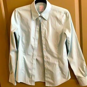 Blue green Brooks Brothers button down size 4